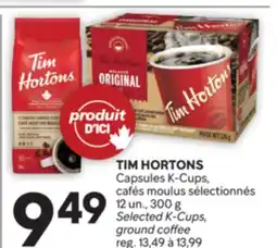 Brunet TIM HORTONS Capsules K-Cups, cafés moulus sélectionnés offer