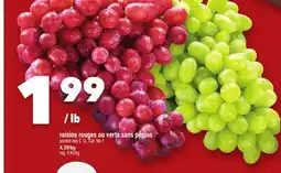 Marche Ami RAISINS ROUGES OU VERTS SANS PÉPINS offer