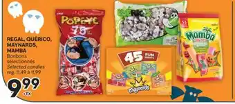 Brunet REGAL, QUÉRICO, MAYNARDS, MAMBA Bonbons sélectionnés offer