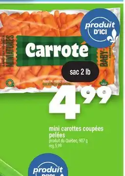 Marche Ami Mini Carottes Coupées Pelées offer