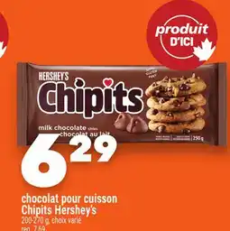 Marche Ami chocolat pour cuisson Chipits Hershey's offer
