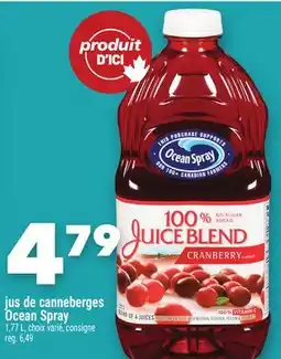 Marche Ami JUS DE CANNEBERGES OCEAN SPRAY offer