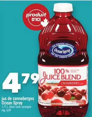 Marche Ami JUS DE CANNEBERGES OCEAN SPRAY offer