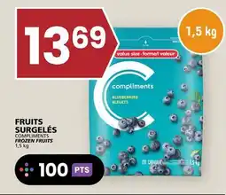 Rachelle-Bery Grocery COMPLIMENTS FROZEN FRUITS offer