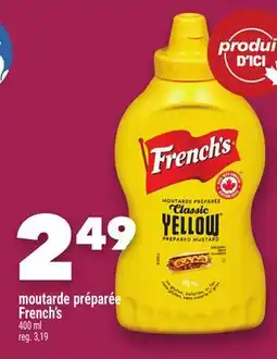 Marche Ami MOUTARDE PRÉPARÉE FRENCH'S offer