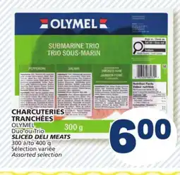 Marché Bonichoix OLYMEL Duo ou Trio Duo ou Trio SLICED DELI MEATS offer