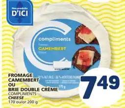 Marché Bonichoix COMPLIMENTS CHEESE offer