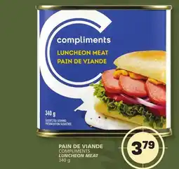 Marché Bonichoix COMPLIMENTS LUNCHEON MEAT offer