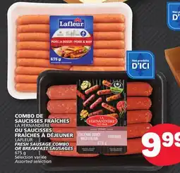 Marché Bonichoix LAFLEUR FRESH SAUSAGE COMBO OR BREAKFAST SAUSAGES offer