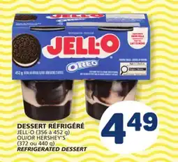 Marché Bonichoix JELL-O (356 à 452 g), HERSHEY'S (372 ou 440 g) REFRIGERATED DESSERT offer