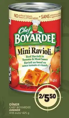 Marché Bonichoix CHEF BOYARDEE DINNER offer