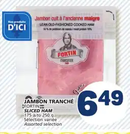 Marché Bonichoix FORTIN SLICED HAM offer