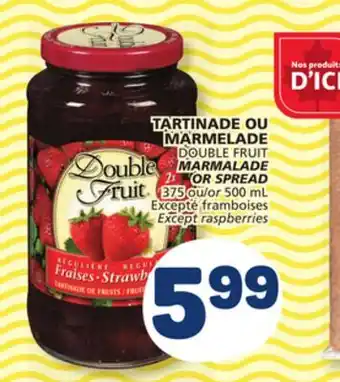 Marché Bonichoix DOUBLE FRUIT MARMALADE OR SPREAD offer
