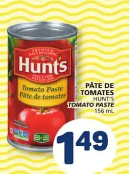 Marché Bonichoix HUNT'S TOMATO PASTE offer