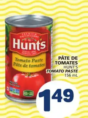 Marché Bonichoix HUNT'S TOMATO PASTE offer