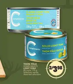 Marché Bonichoix COMPLIMENTS LIGHT TUNA offer