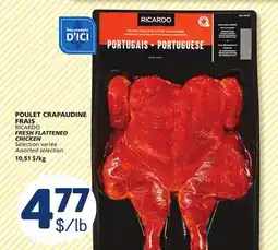 Marché Bonichoix RICARDO FRESH FLATTENED FRESH FLATTENED CHICKEN offer