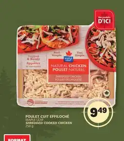 Marché Bonichoix MAPLE LEAF SHREDDED COOKED CHICKEN offer