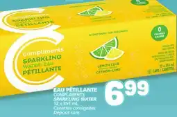 Marché Bonichoix COMPLIMENTS SPARKLING WATER offer