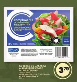 Marché Bonichoix COMPLIMENTS CRAB OR LOBSTER FLAVOURED ALASKAN POLLOCK offer