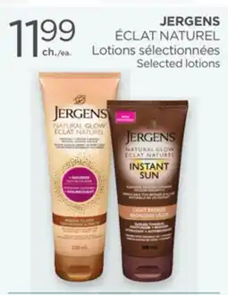 Proxim JERGENS ÉCLAT NATUREL Selected lotions offer