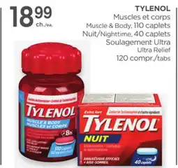 Proxim TYLENOL Muscle & Body, Nighttime, Ultra Relief offer