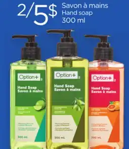 Proxim OPTION+ Hand soap offer