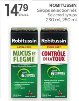 Proxim ROBITUSSIN Selected syrups offer