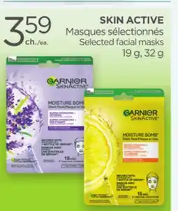 Proxim GARNIER SKIN ACTIVE Selected facial masks offer
