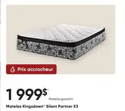Dormez Vous Matelas Kingsdown Silent Partner X3 offer