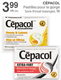 Proxim CÉPACOL Sore throat lozenges, 16 offer