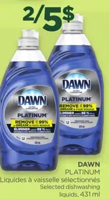 Proxim DAWN PLATINUM Selected dishwashing liquids offer