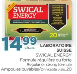 Proxim LABORATOIRE SUISSE SWICAL ENERGY offer