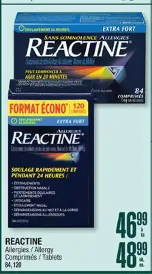 Jean Coutu REACTINE Allergy Tablets offer