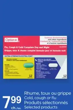 Proxim OPTION+ Cold, cough or flu, Selected products offer