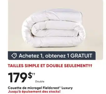 Dormez Vous Couette de microgel Fieldcrest Luxury offer