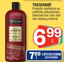 Jean Coutu TRESEMMÉ Selected hair care and hair styling products offer