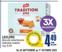 Jean Coutu LECLERC Selected cookies offer