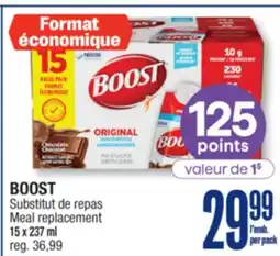 Jean Coutu BOOST Meal replacement offer