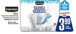 Jean Coutu Selection Valeur Selected paper towels offer