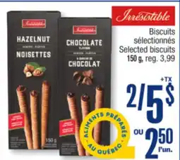 Jean Coutu Irresistible Selected biscuits offer
