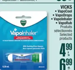 Jean Coutu VICKS VapoCool, VapoDrops, VapoInhaler, VapoRub Selected products offer