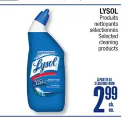 Jean Coutu LYSOL Selected cleaning products offer