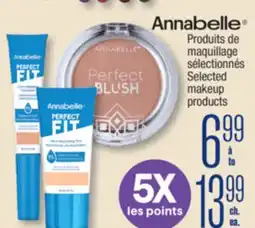 Jean Coutu ANNABELLE Selected makeup products offer