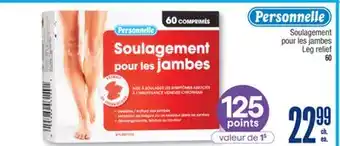 Jean Coutu Personelle Leg relief offer