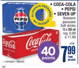 Jean Coutu COCA-COLA, PEPSI, SEVEN UP Soft drinks offer