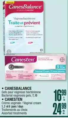 Jean Coutu CANESBALANCE, CANESTEN Selected products offer