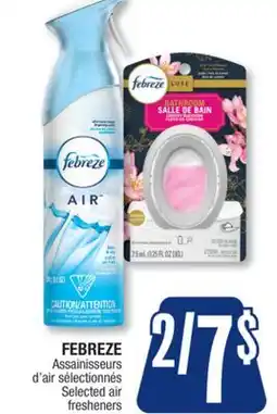 Jean Coutu FEBREZE Selected air fresheners offer