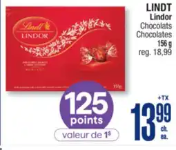 Jean Coutu LINDT Lindor Chocolates offer