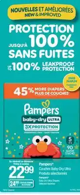 Jean Coutu Pampers Baby Dry Ultra Diapers offer